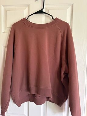 Eddie Bauer Dusty Rose Crewneck Sweatshirt